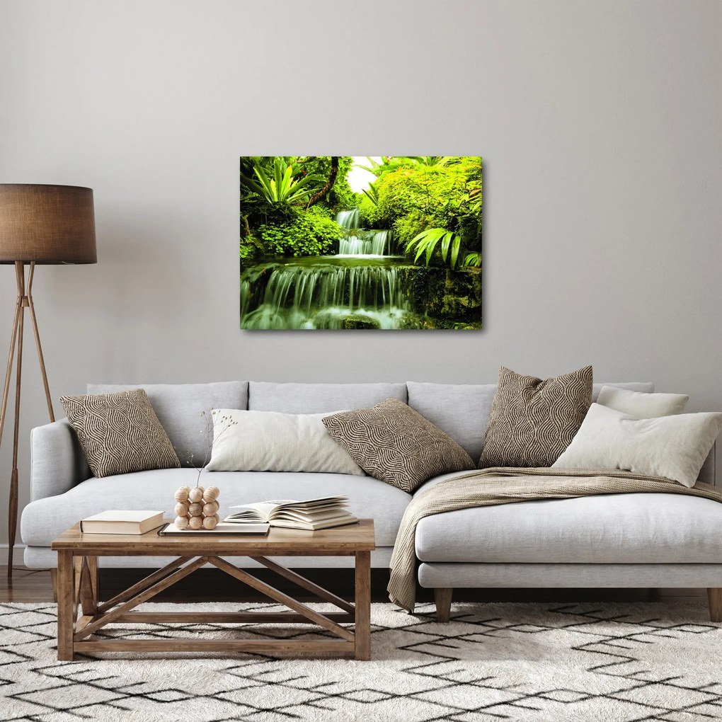 Kép - Indonéziai vízesések (70x50 cm)