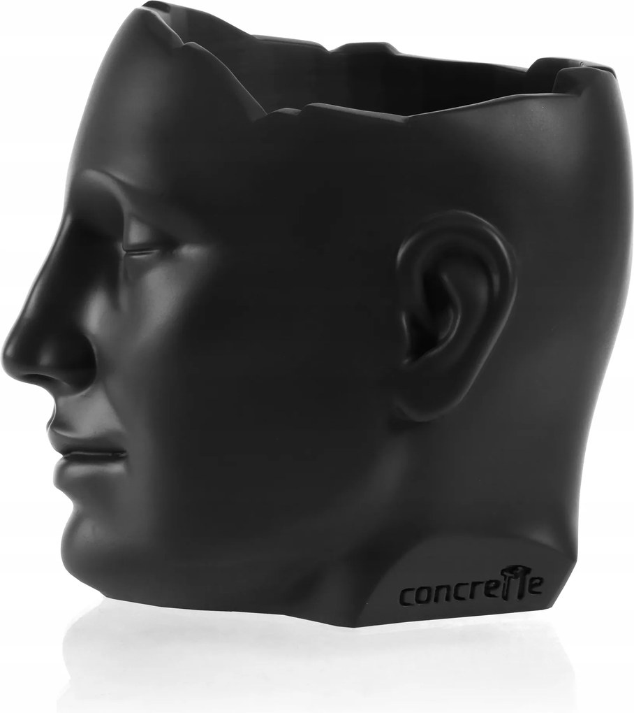 Dekorációs kaspó Daydreamer Black Matt Poli 10cm