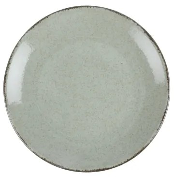 18 darabos zöld porcelán étkészlet