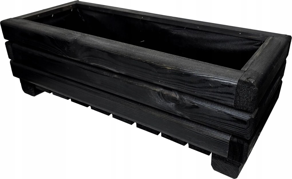 Fa Kerti Virágtartó Bársony 60/25/20 Ébenfa Fenyő Impregnált