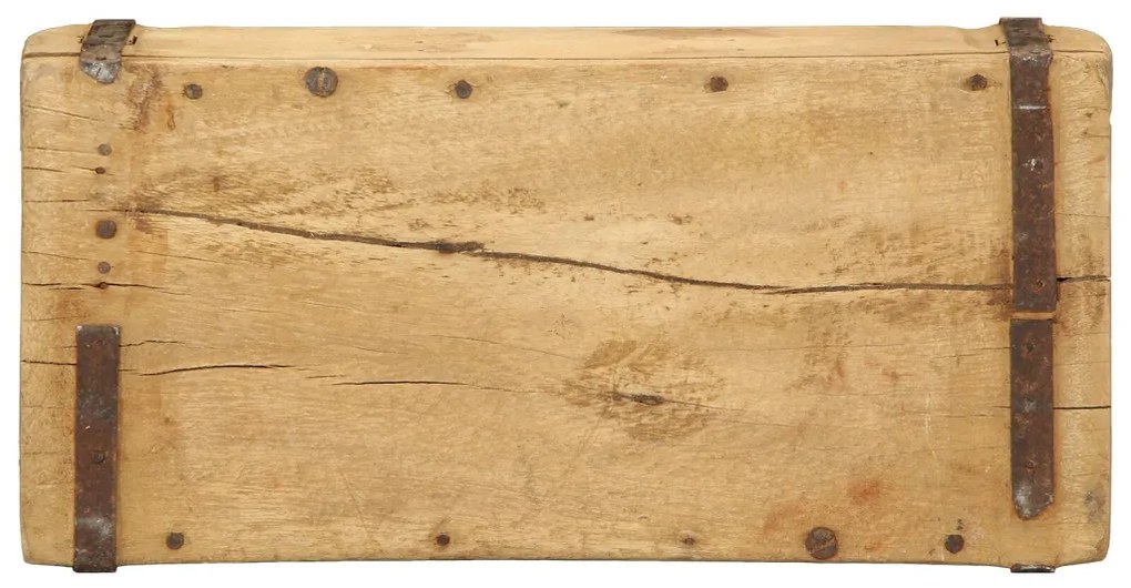 Tálca 30x14x9 cm Tömör Fa Újrahasznosított