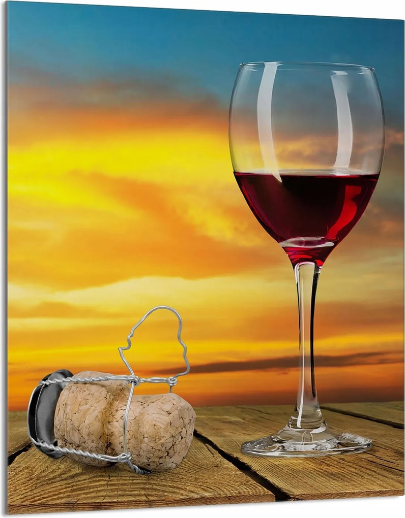 Üveg Vágódeszka 40x52 Bor a Konyhába