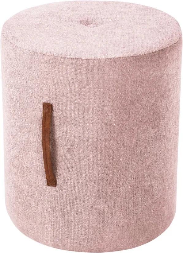 Motion világos rózsaszín puff, ø 40 cm - Kooko Home