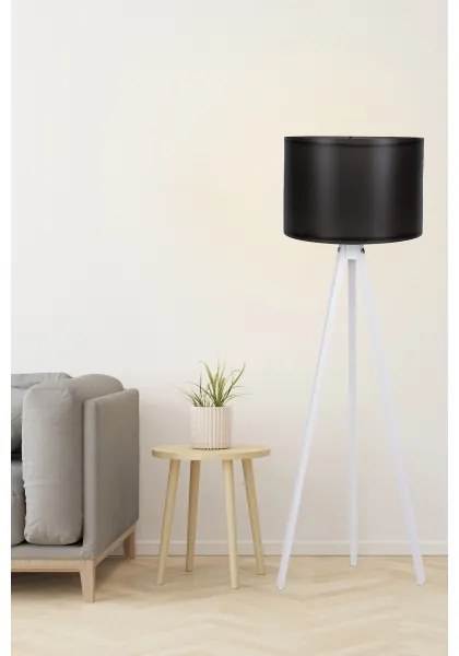 Állólámpa AYD 1xE27/60W/230V fekete/fehér