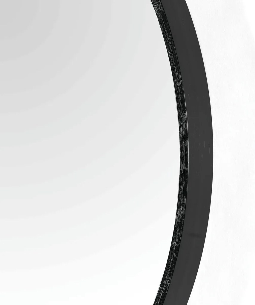 Zrcadlo 60 cm, černé, AZR-V5060 BK