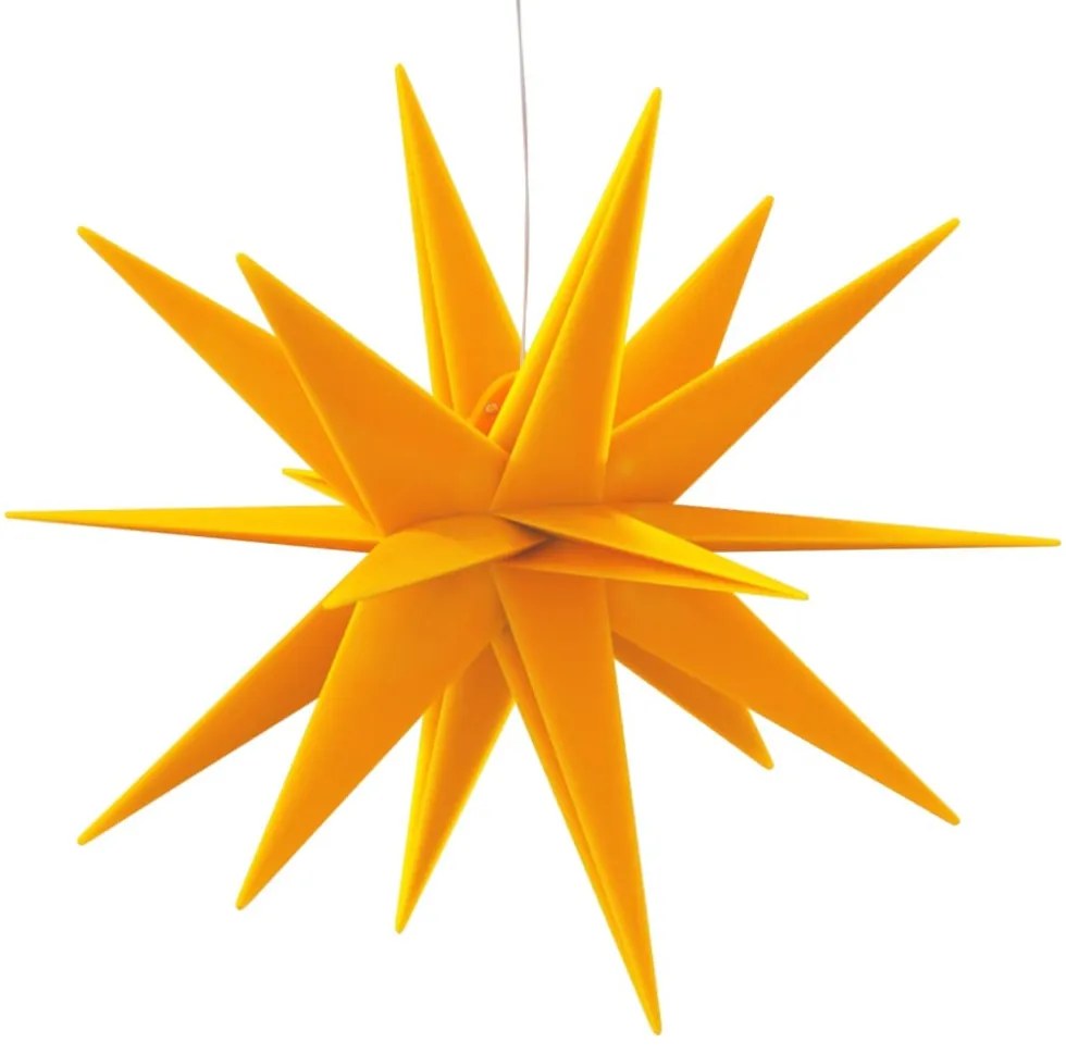 összecsukható sárga karácsonyi lámpa LED-del 43 cm