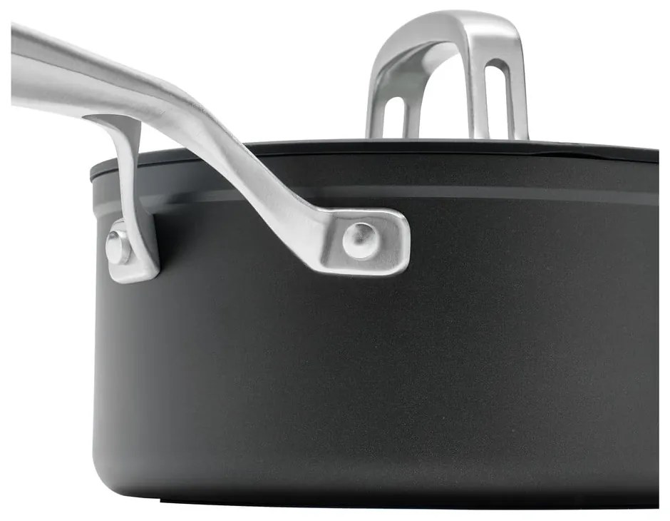 Indukciós tűzhelyhez alkalmas edény fedővel-kerámia felülettel 2,4 l Meda 3.0 – FABINI