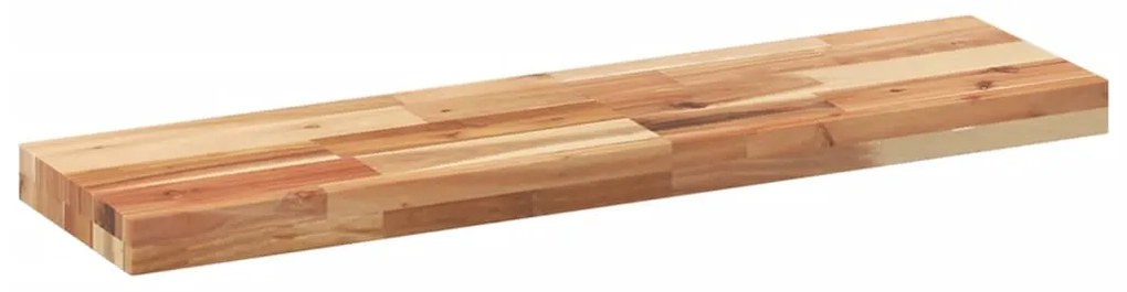 3 db olajbevonatú tömör akácfa függőpolc 100 x 20 x 4 cm