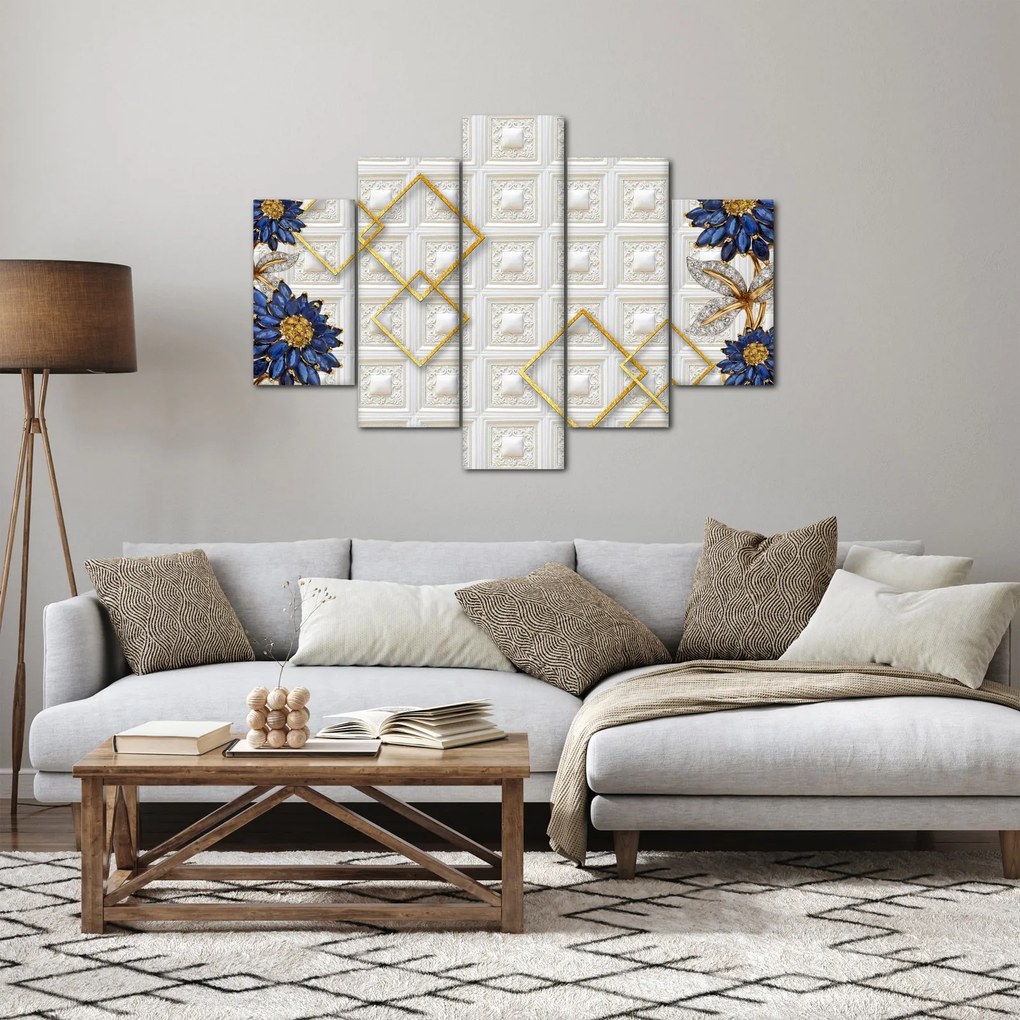 Kép - Gyémántvirágok (150x105 cm)