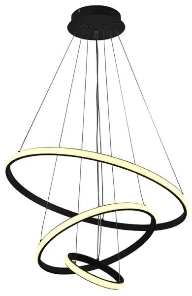 Brilagi - LED fényerőszabályozható kábeles csillár CIRCLE LED/90W/230V 3000-6500K + távirányító
