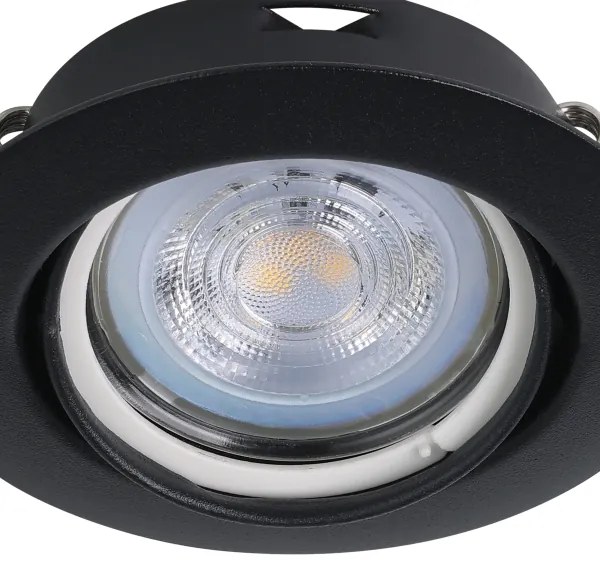 Eglo 901755 - KÉSZLET 3x LED Beépíthető lámpa FAVAZZINA 1xGU10/4W/230V fekete