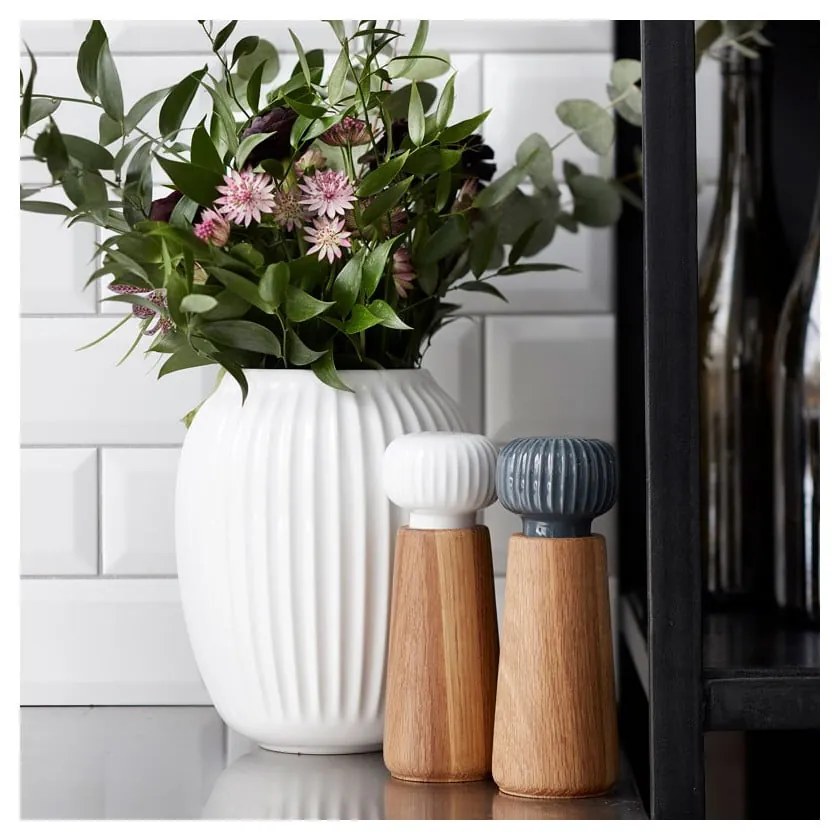Hammershoi fehér agyagkerámia váza, magasság 20 cm - Kähler Design