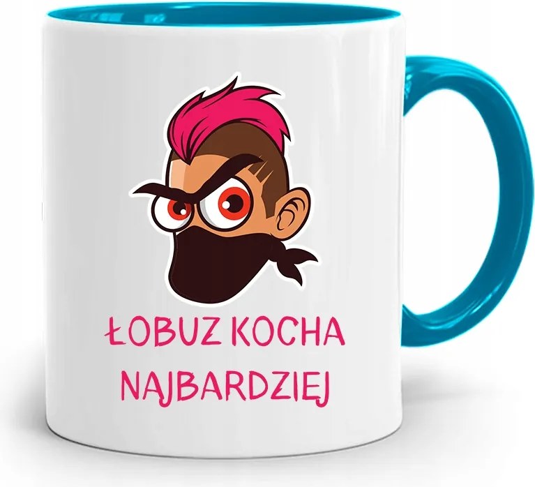 Kék Fiú Bögre A Zsivány Szereti A Legjobban A fényképes nyomatot