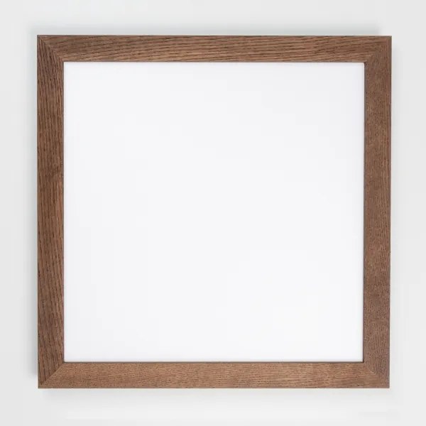 Brilagi - LED fényerőszabályozható lámpatest SLIMFRAME WOOD LED/58W/230V 64x64 cm + távirányító