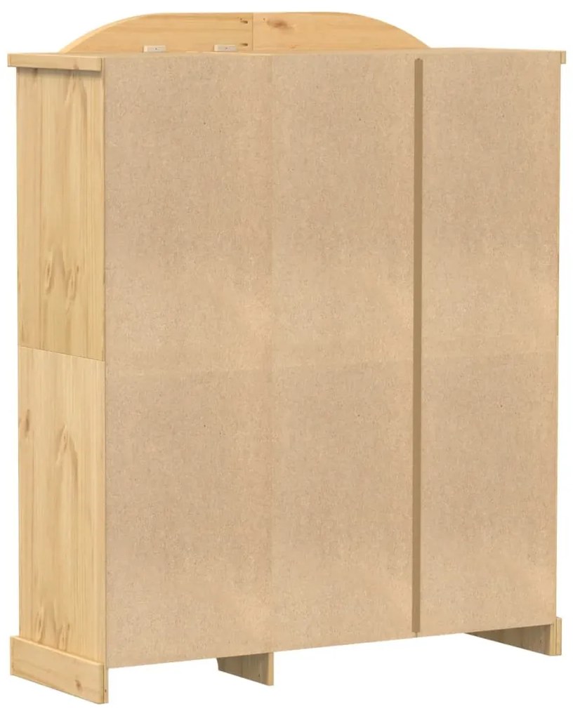 Corona tömör fenyőfa ruhásszekrény 151,5 x 52 x 186 cm