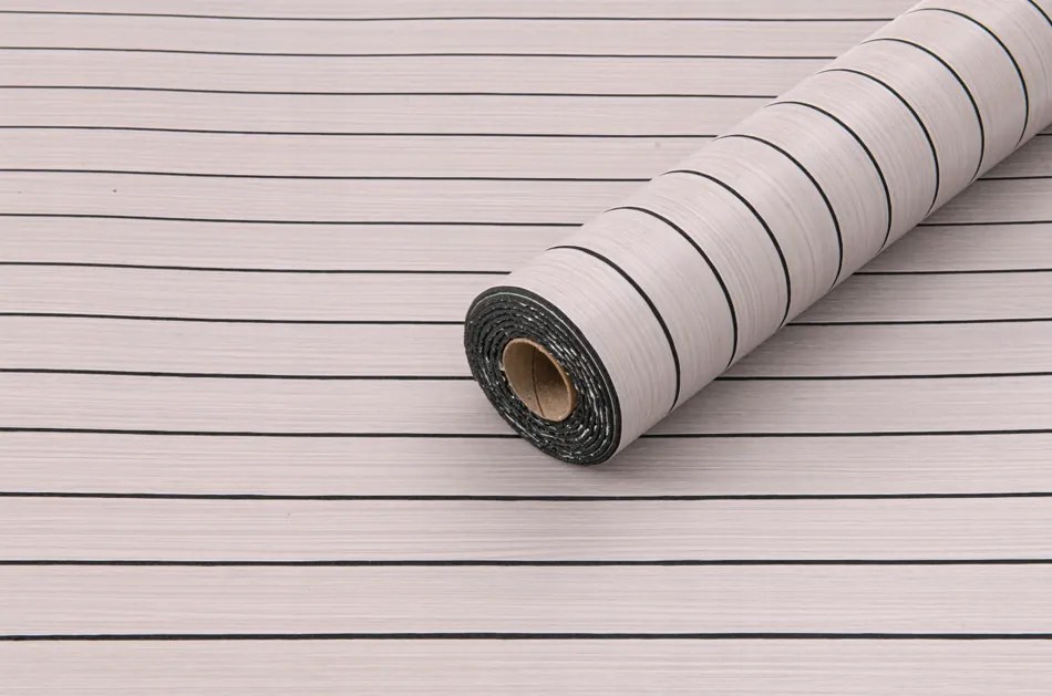 3D öntapadós PVC tapéta - Világos lamella