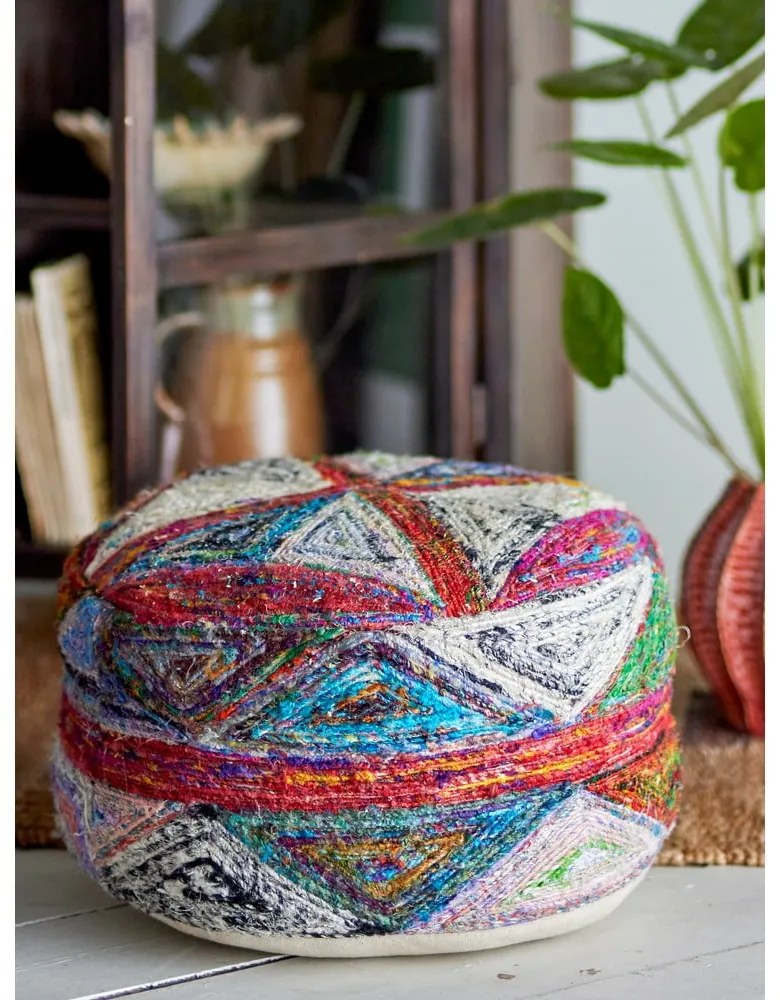 Piros puff Torano – Bloomingville