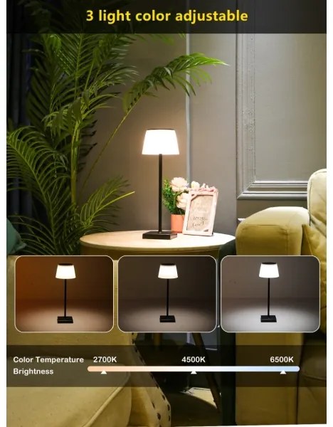 Immax 08492L - állítható fényerőjű kültéri napelemes LED lámpa 4W/5V IP44