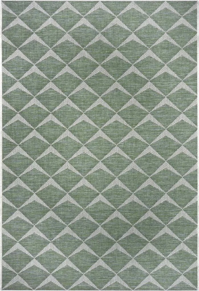 Zöld szizál szőnyeg,lapos külső-belső teraszra 160x230