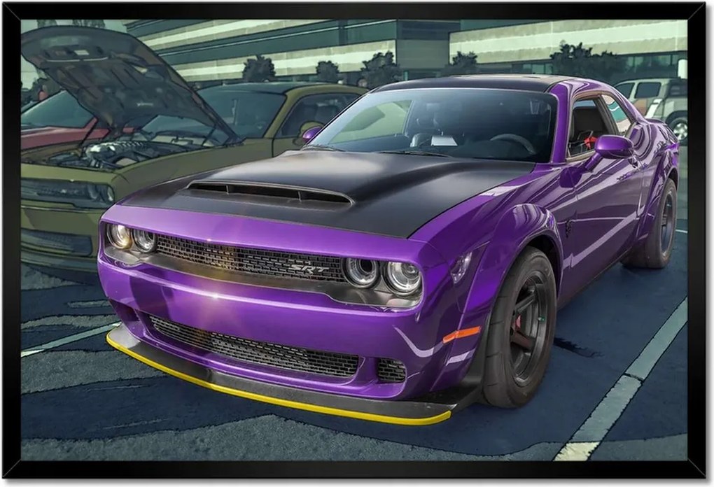 Poszterek keretben 60x40 Dodage Challenger Srt