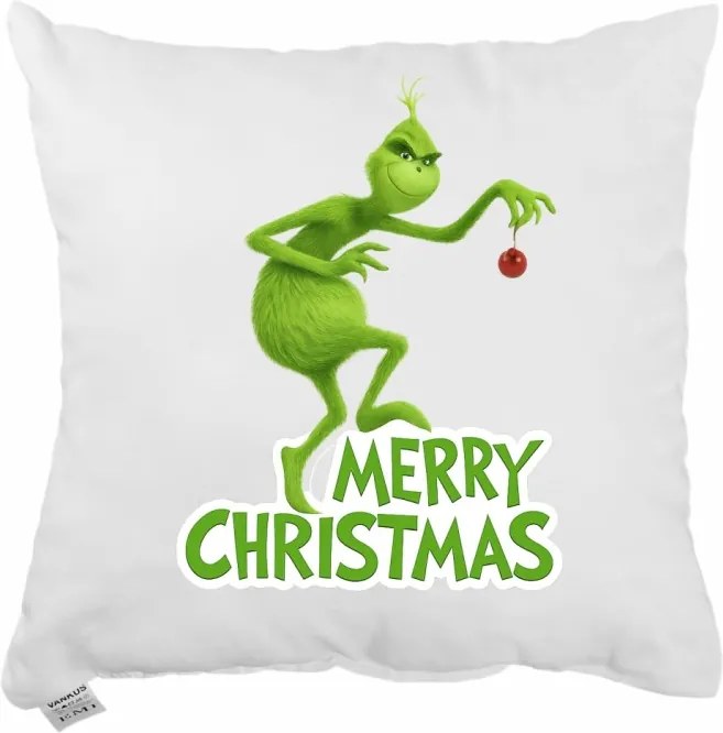 EMI Grinch Christmas karácsonyi díszpárna 40x40 cm