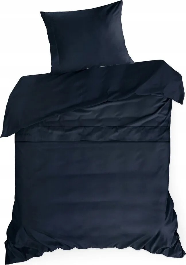 Szatén ágyneműhuzat ELEGANT1F 140x200 Eva Minge Eurofirany c.sötétkék logóval