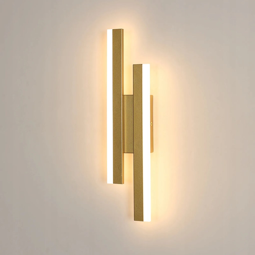 Kinkiet Scienny Led Lámpa Arany Színű Beltéri Modern Hálószobába 16W 3000K