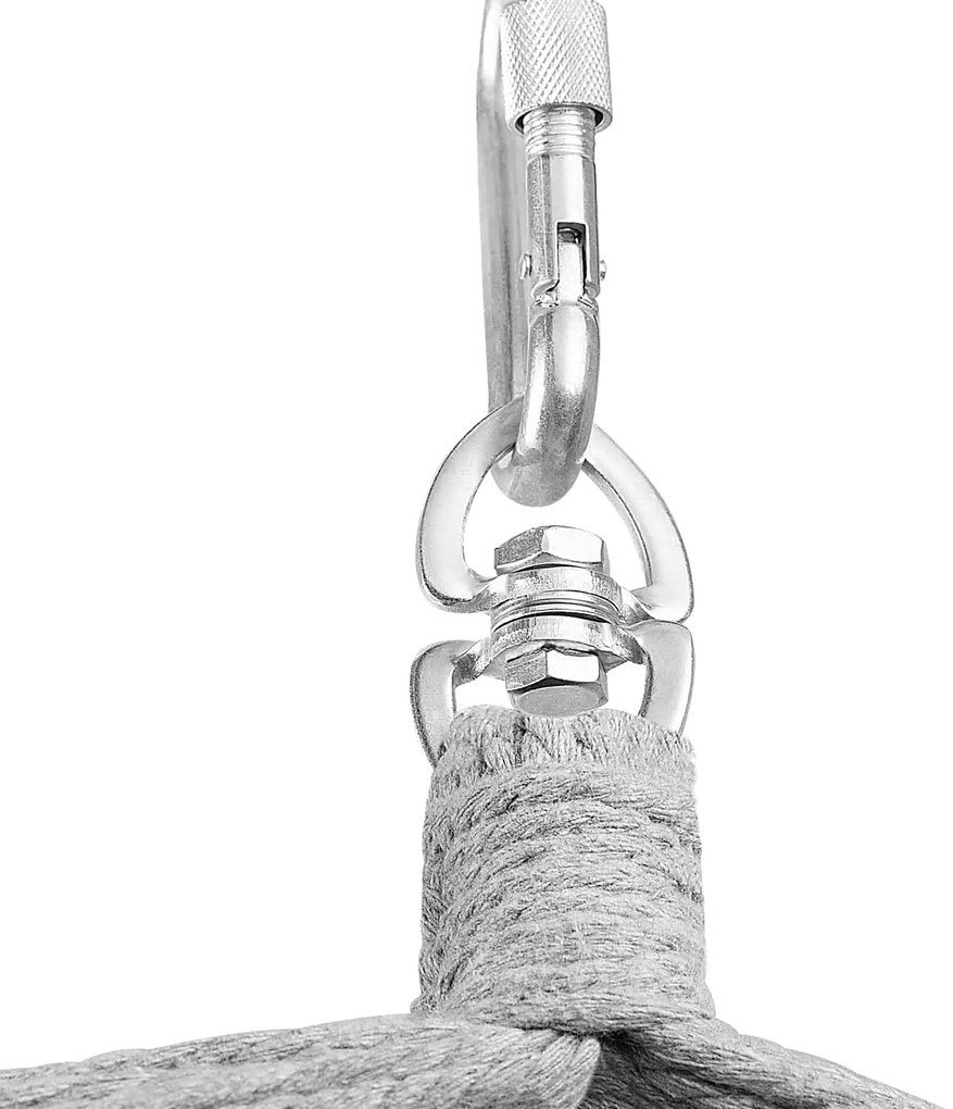 MANDY függőszék, 170x100x150cm, sötétszürke Detex