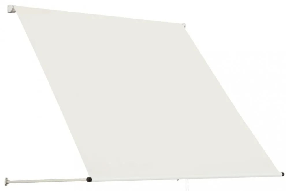 feltekerhető krémszínű napellenző 150 x 150 cm