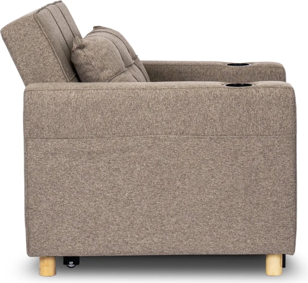 Dönthető fotel bézs, SOLOR