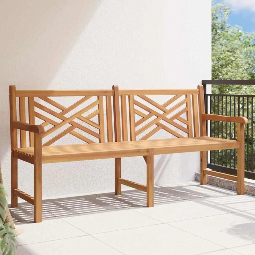 Kerti pad Barna 180 x 60 x 90 cm Tömör tíkfa
