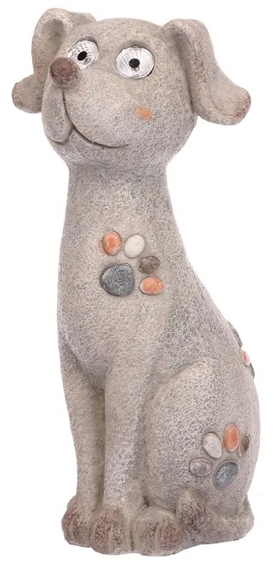 Benny Kutyus kerti szolár dekoráció, 29 cm