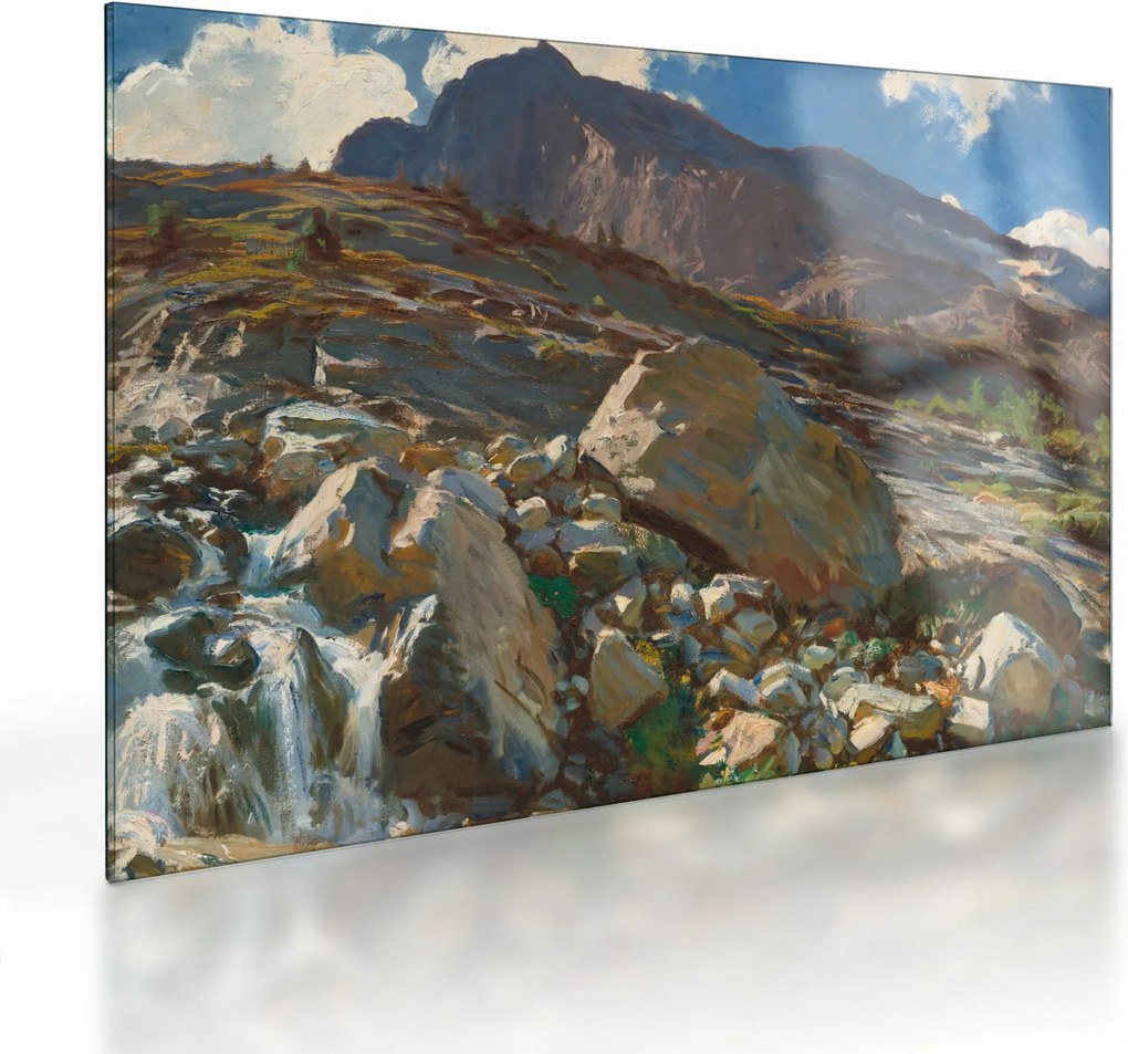 Üveg kép - John Singer Sargent, Simplon Pass, reprodukciók (70x50 cm)