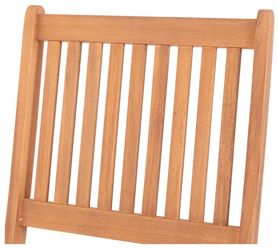 Natúr színű tömörfa kerti szék – LDK Garden