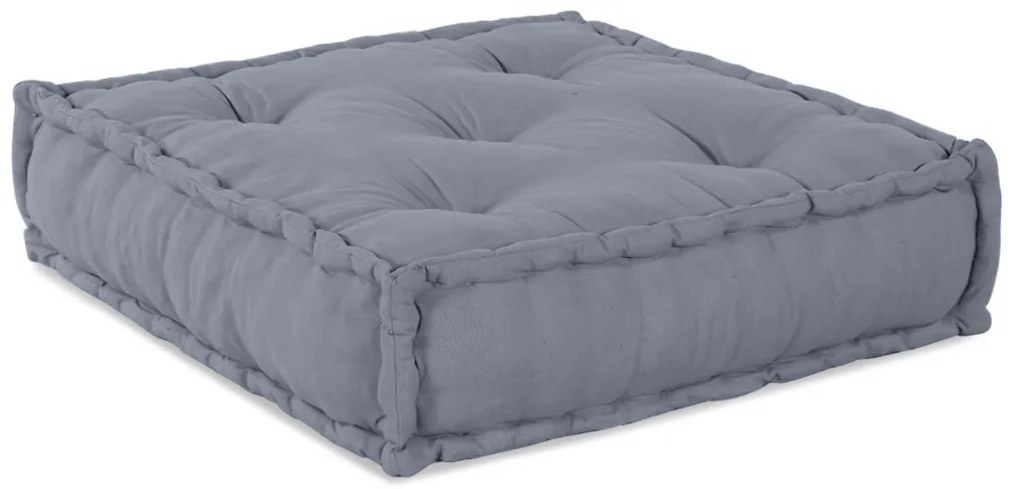 Moduláris Puff Szürke 70x70x36 Szövet