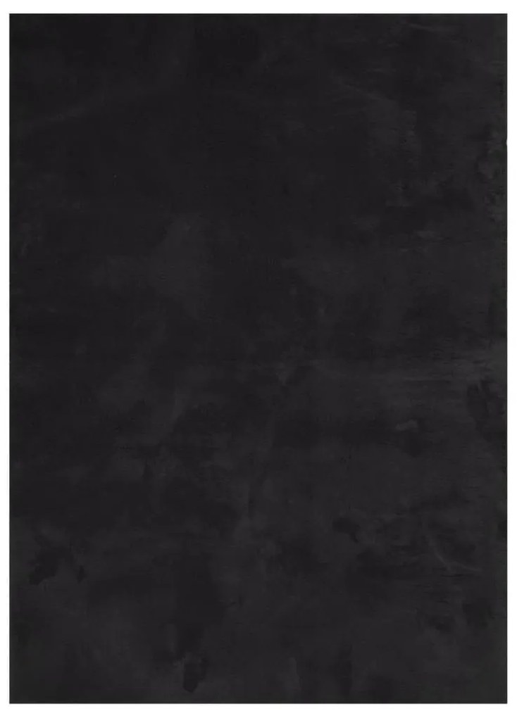 HUARTE fekete rövid szálú puha és mosható szőnyeg 200 x 280 cm