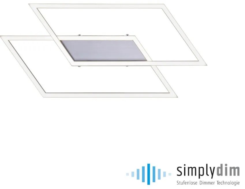 Paul Neuhaus INIGO 8192-55 Süllyesztett mennyezeti lámpa 2x12W/LED 3000K 1550LM IP20
