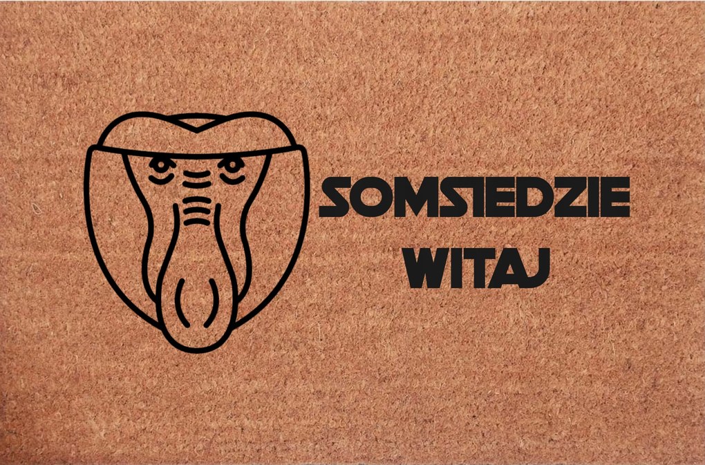 Kókuszos Lábtörlő Somsiedzie Hello Funny Lábtörlő