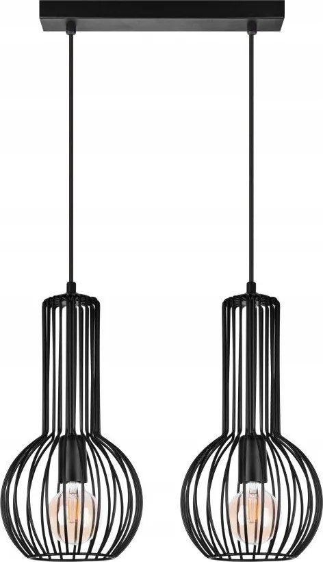 Bongo 2 Függőlámpa Loft, drótos, 2xE27