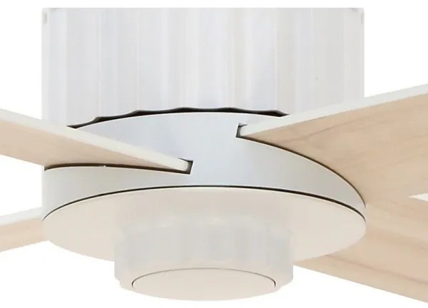 Lucci air 213171 - LED Mennyezeti ventilátor NEWPORT fa/fehér/bézs + távirányító