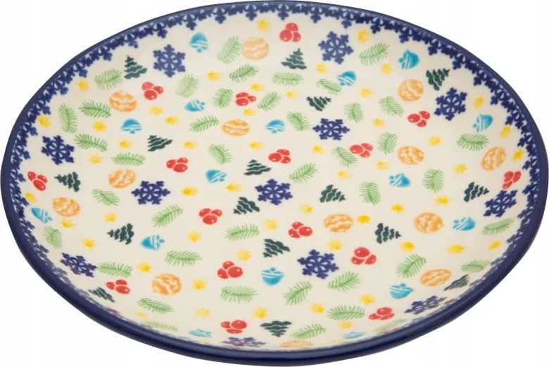Desszerttányér reggeliző 20 cm Bolesławiec