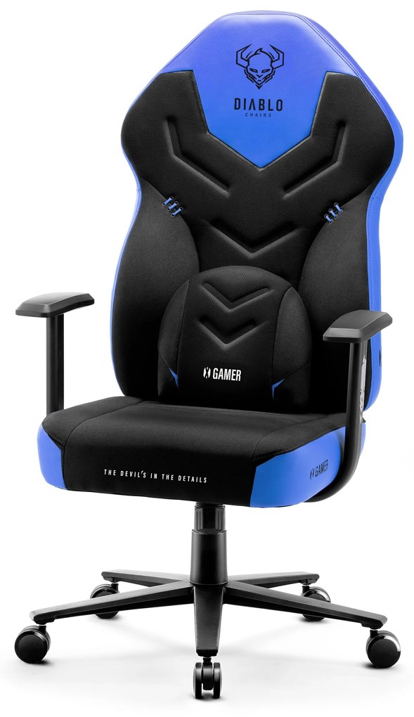 Diablo X-Gamer 2.0 Gamer szék Átlagos méret: fekete-kék Diablochairs