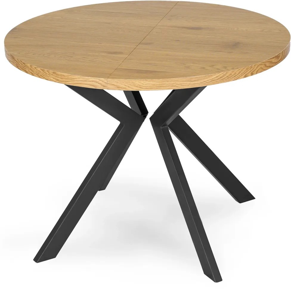 Bővíthető Étkezőasztal Aranytölgy Színben. LUKAS 100-250 cm