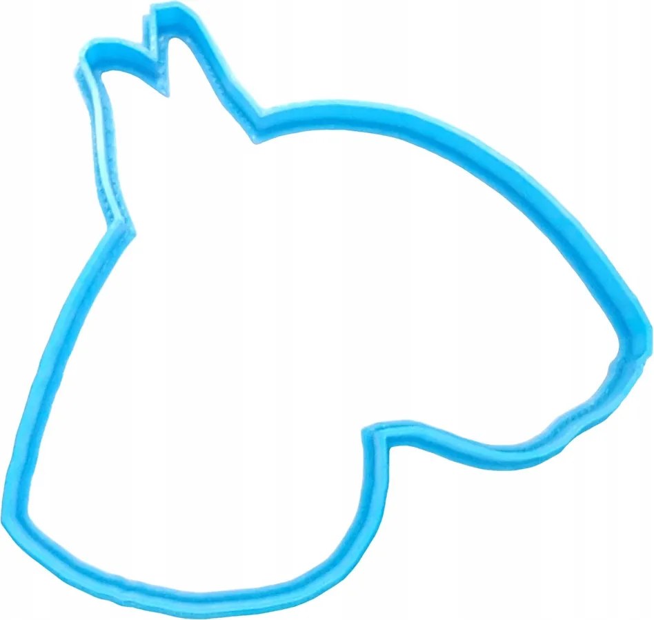 Bull terrier fej alakú tortaforma v1