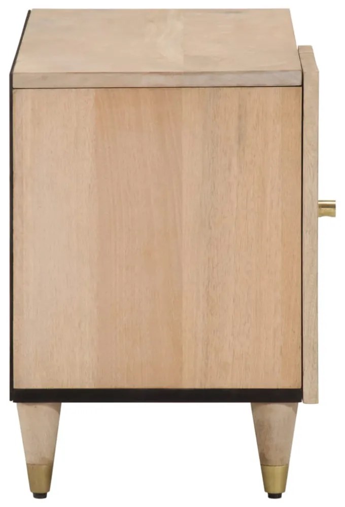 tömör mangófa TV-szekrény 80 x 31 x 46 cm