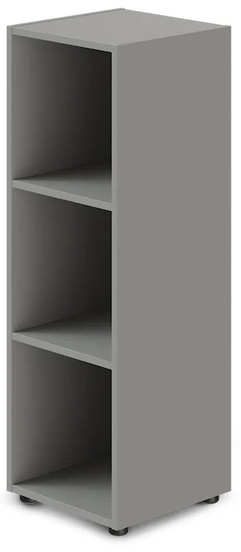 Közepesen keskeny szekrény TopOffice 39,9 x 40,4 x 119,5 cm, szürke