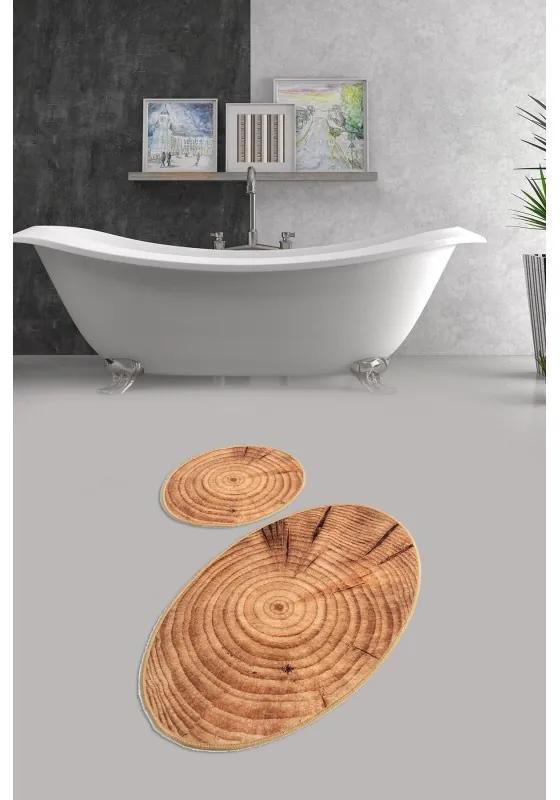 Wood fürdőszobaszőnyeg 2 darabos szett
