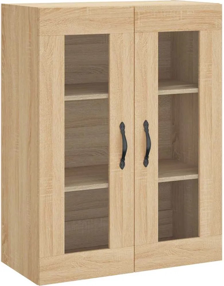 vidaXL sonoma tölgy szerelt fa fali szekrény 69,5 x 34 x 90 cm