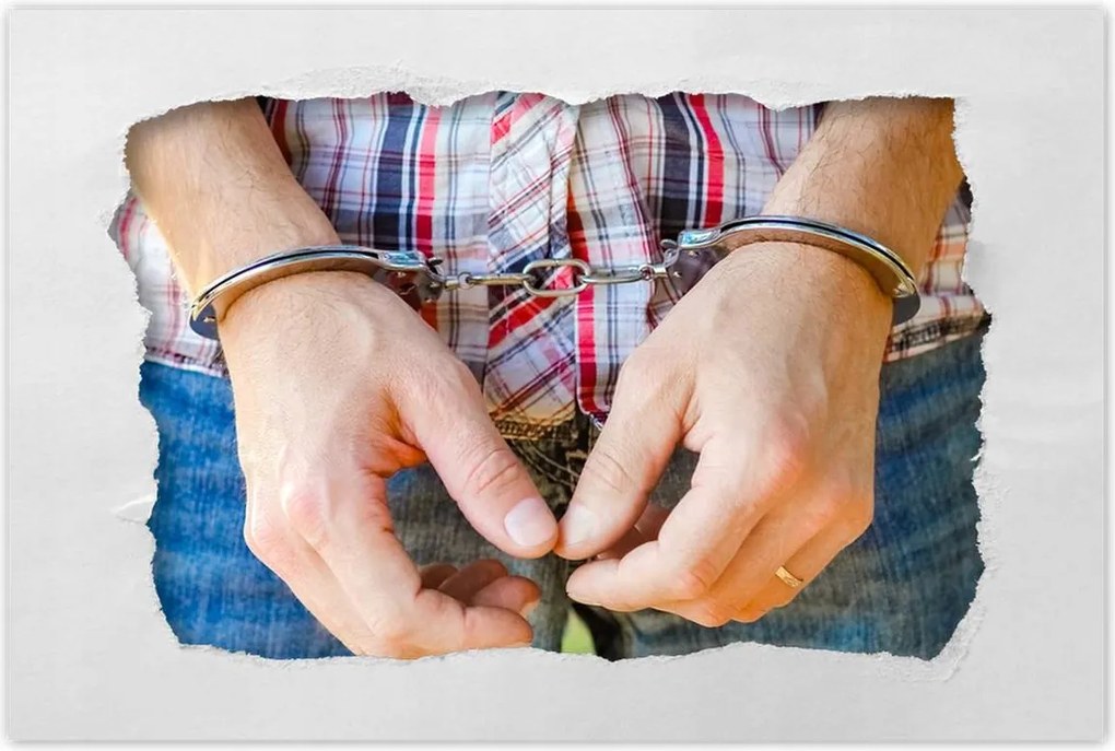 Poszterek 90x60 Ember Bilincs Rendőrség