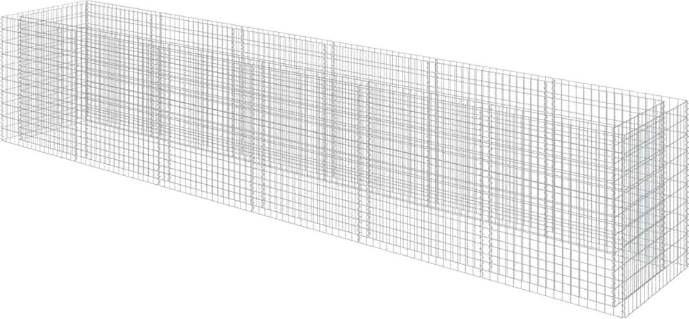 vidaXL horganyzott acél gabion magaságyás 540 x 90 x 100 cm